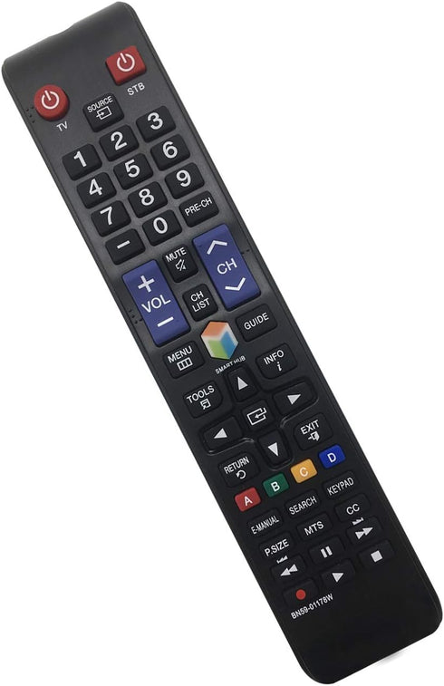 New Replacement Samsung TV Remote Control BN59-01178W for Samsung LCD LED Smart TV BN59-01199F BN59-00857A AA59-00637A AA59-00652A BN59-01259E - N...
