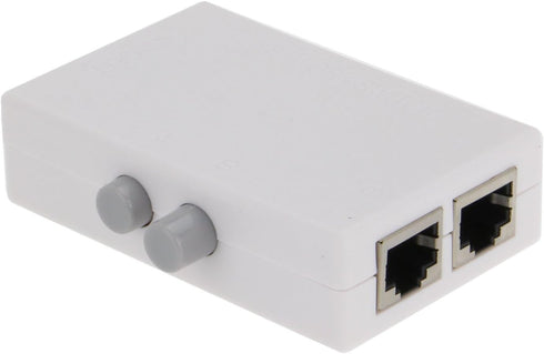 SEDNA - 2 Port Ethernet RJ45 Manual Switch (2-in 1-Out or 1-in 2-Out)...