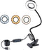Clamp on Lamp, Desk Lamps, 8W Clip Light, Warm & Daylight & White Light 3 Colors, 10 Dimmable Illumination Modes (Black)...