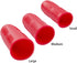 Petift 12 Pieces Silicone Finger Protectors Covers Caps for Hot Glue Gun Wax,Finger Guards Heat Resistant, Sewing Craft Ironing Embroidery Needlew...
