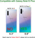 for Galaxy Note 10 Plus Case,Gradient Design Bling Flowing Liquid Floating Sparkle Colorful Glitter Waterfall TPU Protective Phone Case for Galaxy...