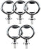 Voyyphixa 5 Pcs Bottle Opener Inserts Kit, Stainless Steel Beer Opener Accessories, Blank Bottle Opener Metal Hardware for Resin Craft, DIY Projec...