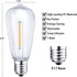 12Pack E17 LED Bulbs ST40 Replacement Light Bulbs, 0.6Watt Per Bulb, Waterproof Shatterproof Dimmable LED Replacement Bulbs for Indoor Outdoor Pat...