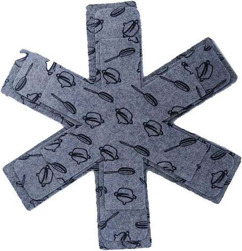 Hemoton 3pcs Pot and Pan Protectors Anti-scratch Protective Anti-slip Pads Separators Dividers for Cookware Non-stick Pans Kitchenware...