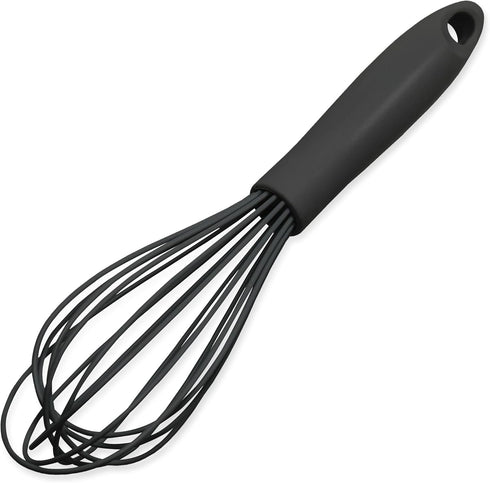 Chef Craft Premium Silicone Wire Cooking Whisk, 10.5 inch, Black...