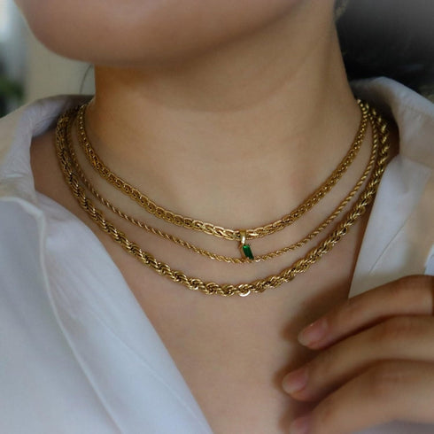 18K Gold Filled Vintage Choker Necklace Women Choker Necklace Waterproof Gold Gift for Women Necklace Jewelry Anti Tarnish Gemstone Zircon Necklac...