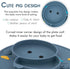 Qshare Toddler Plate, Portable Baby Plates for Toddlers and Kids, BPA-Free Strong Suction Plates for Toddlers, Dishwasher & Microwave Safe Silicon...