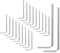Luomorgo 20 Pcs 3mm/1/8 Inch Allen Wrench, L Shaped Hex Key Wrench, Heavy Duty Steel Hexagon Wrench Tool for Repairing, Installation...