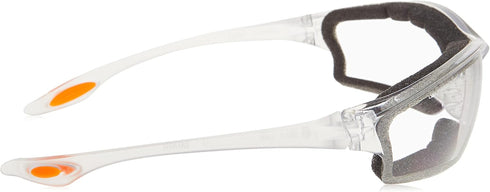 MCR Safety Glasses LW310AF Law 3 Clear Polycarbonate Lenses with UV Protection & Anti-Fog Coating, Bayonet Temple, 1 Pair...