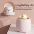 Cute Bluetooth Speaker Night Light for Kids, Bear Wireless Speaker with Adjustable Dual Night Light for Bedroom, Kawaii Room Decor Birthday Gifts ...
