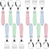 12 Pack Toddler Spoons and Forks Stainless Steel Baby Utensils Kids Cutlery Toddler Silverware Set with Round Handle for Self Feeding Safe Flatwar...