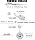 Sllaiss CZ Halo Belly Button Rings for Women 925 Sterling Silver 14G Belly Rings Round Cubic Zirconia Body Jewelry Curved Barbells Navel Rings 3/8...