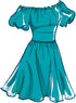 McCall's Misses' Fit and Flared Dress Sewing Pattern Kit, Code M8211, Sizes 18W-20W-22W-24W, Multicolor...