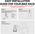 Bike Wall Garage Wall Bike Hooks, Bike Rack with 60 lb Capacity, Garage Hooks for Mountain Bike, Road Bike & Kids Bike...