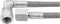 Allstar Performance an Hose Assembly, 18 in Long, 4 an Hose, 4 an Straight Female to 4 an 90 Degree Female, Braided Stainless, PTFE Lined, Each...