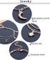 Boho Three Layered Beaded Ankle Bracelets Gold Moon Summer Beach Anklet Chain for Women...