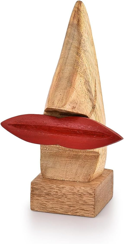 NIRMAN Display Stand Wooden Nose Shaped Eyeglass Spectacle Holder Display Stand Home Decorative Gift Home Décor (2" x 2" x 6")...