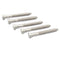 10pcs Hex Head Lag Screws, 5/16" x 3" Hexagon Head Wood Screws (Partially Threaded), 304 Stainless Steel Lag Bolts, Silvery...
