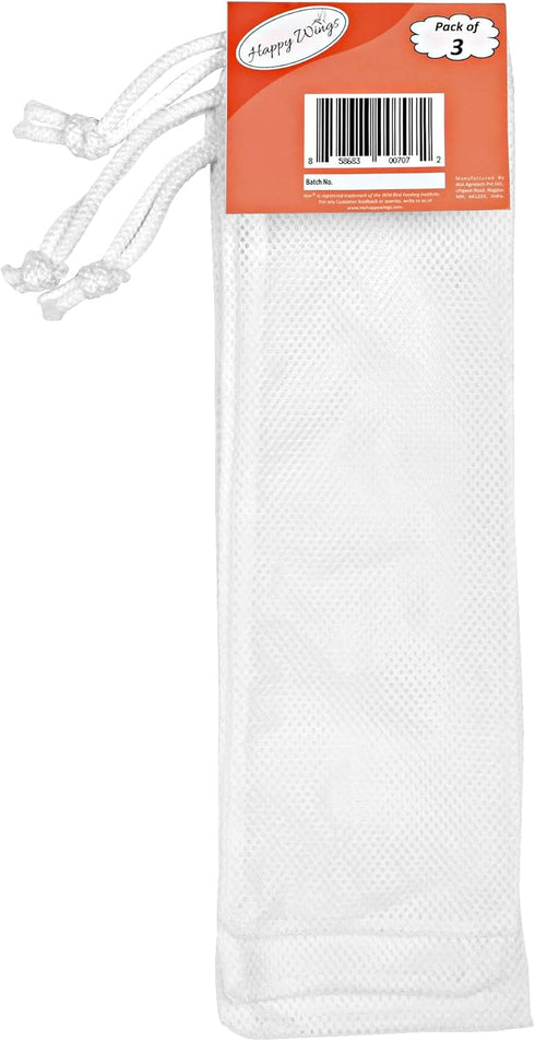Refillable Nyjer/Thistle Empty Sock - Pack of 6 I Bird Feeder...