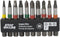 98096 2" Sq#0,1,2,3; Ph #1,2,3,2Dry; T15-20 Impact Bit Clip (10 Pack) Industrial Screwdriver Bit - Recyclable,...