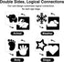 High Contrast Baby Cards for Infants, Black and White Baby Cards High Contrast Baby Toys for Newborns Visual Stimulation Brain Sensory Development...
