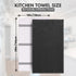 Infinitee Xclusives 100% Cotton Kitchen Towels - 15x25 Inch Ultra Soft Tea Towel, Super Absorbent Terry Dish Towels for Kitchen Linens |Grey|...