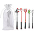 CORPSE BRIDE Makeup Brushes, 5pcs Halloween Jack Anime Makeup Brush Set (red and green)...