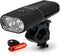 Bike Lights for Night Riding, USB Rechargeable Bike Light, Bicycle Headlight with Power Bank Function, Super Bright Mountain Bike Front Light...