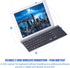 2.4Ghz Mini Wireless Keyboard with Touchpad Numeric Keypad Portable Ultrathin Remote Keyboard Mouse Combo...