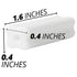 IXO Square-Shaped Aligner Seater Chewies for Invisalign Trays - 10-Pack, Unscented, with Resealable Bag...