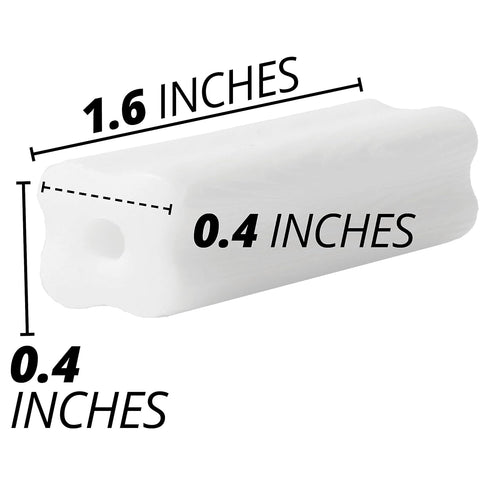 IXO Square-Shaped Aligner Seater Chewies for Invisalign Trays - 5-Pack, Unscented, Storage Case...