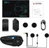 EJEAS Q2 Motorcycle Helmet Bluetooth Intercom, Motorcycle Bluetooth 5.1 Headset with Stereo Sound Effect and Quick Pairing Function for 2 Riders T...