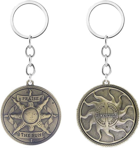 Souls LIke Inspired Praise The Sun Keychain...