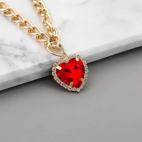 Cat Necklace Collar with Heart Rhinestone Pendant, Lightweight Adjustable Shine Diamond Cute Girl Wedding Birthday Party Pet Necklace Costume Acce...