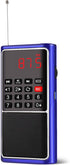 Leting Portable Radio with Mp3 Speaker, Radios Porable FM, Radio Support Tf Card/USB/Music Recording, Emergency Radio Rechargeable Battery Powered...