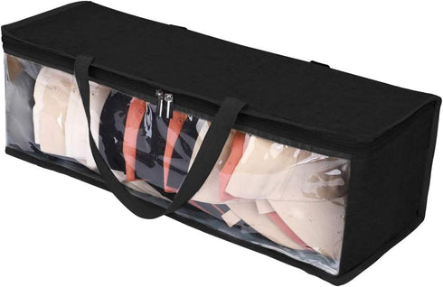 Hat Storage, Hat Case,Hat Organizer, Hat Storage for Baseball Caps, Hat Holder,Hat Storage for Baseball Caps With Carry Handles and Dual Zipper, H...