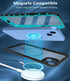 for iPhone 14 Plus Waterproof Case - Shockproof, Dustproof, Built-in Screen Protector, Magnetic Ring, 6.7" (Teal)...