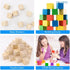 50Pcs Wooden Cubes 1inch Natural Wooden Blocks Unfinished Wood Blocks for Wood Crafts Blank Wood Square Blocks for Crafts and DIY Projects Puzzle ...