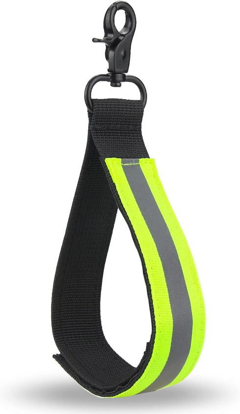 Firefighter Glove Strap, Heavy Duty Firefighter Turnout Gear Glove Safety Holder Strap with Reflective Trim Buckle UIInosoo...