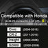 West Llama Customized Auto Car Steering Wheel Cover for Honda Civic, CR-Z, Insight, S2000, 14" - 14.25" (Black-Small Size)...