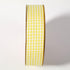 NOYI TRAXD Gingham Ribbon 25 Yard Each Roll 100% Polyester Woven Edge (1-Inch, Yellow)...