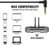 UliX Rider Wired Earbuds in-Ear Headphones, Earphones with Microphone, 5 Years Warranty, with Anti-Tangle Cable, Ear Buds for iPhone, iPad, Samsun...