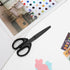 Office Scissors 6" Black Metal All Purpose Straight Small Scissors Stainless Steel Sharp Blades ABS Non-Slip Handles Scissors for Paper Student De...