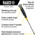 Klein Tools 85615 Mini Precision Screwdriver Set, 4-Piece Phillips and Slotted Set, Ideal for Electronics, Small Appliances, Terminal Blocks...