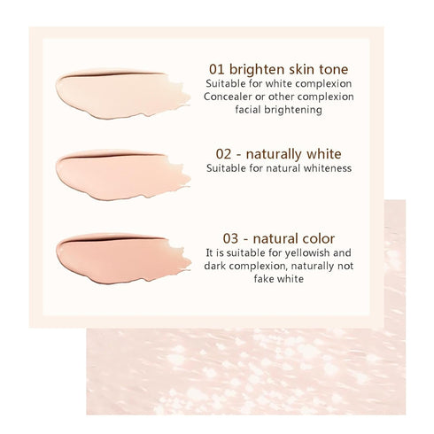 Happyhours 2 in 1 Foundation Anti-Wrinkle Concealer with Built-in Brush, Novo Foundation and Concealer Double Head Makeup Stick, Waterproof Long L...