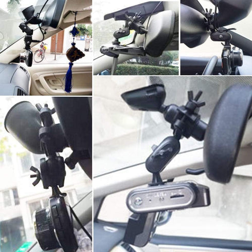 Dash Cam Mount, Car Interior Holder Camera Bracket Universal Dash Cam Mount Holder Dash Camera Rear View Mirror Mount Holder Kit Suit for Most Das...