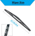 Rear Wiper Blade-14 inch Rear Windshield Wiper Blades for Nissan Leaf 2018-2022 / Subaru Ascent 2019-2022/ Mazda 3 2019-2021/ for Infiniti QX50 QX...