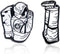 Anime Chainsaw Pochita Brooch Pins - Makima Pochita Cosplay Enamel Pins - Metal Badge Jewelry Accessory for Backpack Clothes Caps...