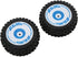 RiToEasysports RC Car Tires,Rear Rubber Tires for Wltoys 1/12 Remote Control Car 124017 RC Car Upgrade Part...