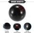 Car Manual 4 Speed Ball Gear Shift Knob Kit, Round Short Throw Shifter Universal for Manual Transmission Vehicles Durable Acrylic Black with Adapt...